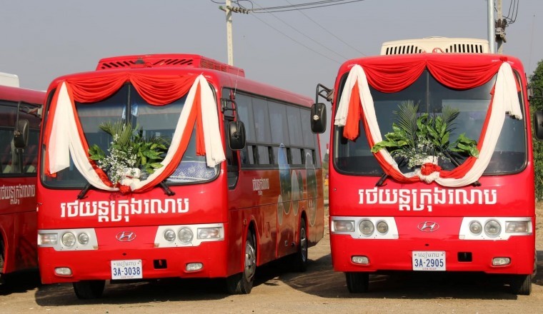 បន្ទាយ​មាន​ជ័យ ដំណើរការរថយន្តក្រុងសាធារណៈ ដោយមិនគិតថ្លៃ ក្នុង៣ខែដំបូង