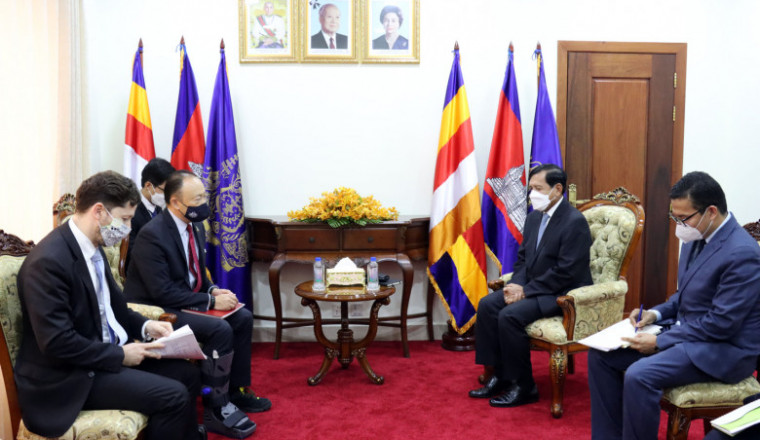 រដ្ឋមន្ត្រីក្រសួងមុខងារ និងទូតអូស្រា្តលីប្រចាំកម្ពុជា ជួបពិភាក្សាបន្តជំរុញកិច្ចសហការទ្វេភាគីលើការងារកំណែទម្រង់រដ្ឋបាលសាធារណៈ