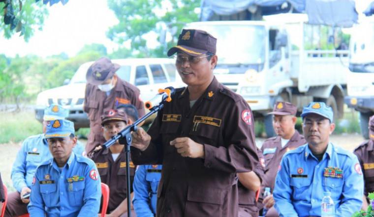 កម្លាំងស៊ីម៉ាក់ នឹងប្រើពេល១ខែ ដើម្បីបោសសម្អាតមីននៅតំបន់អាងត្រពាំងថ្ម ឃុំប៉ោយចារ