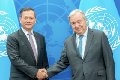 ខ្លឹមសារនៃជំនួបរវាង នាយករដ្ឋមន្រ្តីកម្ពុជា និង ឯកឧត្តម António Guterres អគ្គលេខាធិការ អង្គការសហប្រជាជាតិ